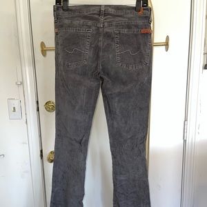 Seven for all mankind, gray, corduroy